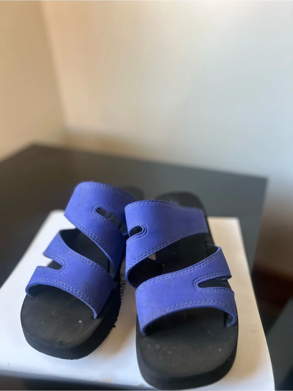 Comfort Straps Xhiliration Blue espradille Slide Sandals for Women 7